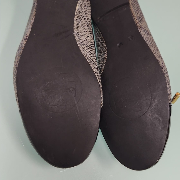 Tory Burch Black and Gray Flats - Picture 10 of 11
